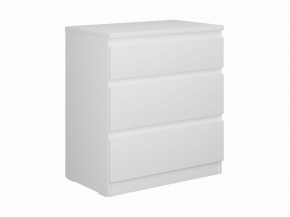 Комод КАСТОР с тремя ящиками, цвет белый в Чебаркуле - chebarkul.mebel24.online | фото