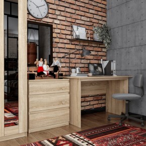 Комод КАСТОР с тремя ящиками, цвет Дуб Сонома в Чебаркуле - chebarkul.mebel24.online | фото 3