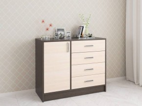 Комод Катрин-6 венге/дуб молочный в Чебаркуле - chebarkul.mebel24.online | фото