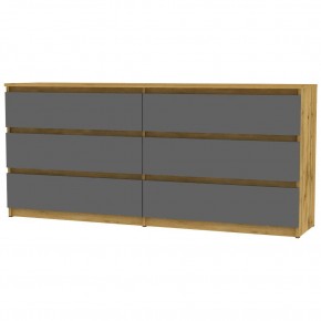 Комод Malta light K144 (ДВ-Графит) в Чебаркуле - chebarkul.mebel24.online | фото