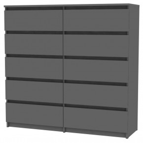 Комод Malta light K154 (Графит) в Чебаркуле - chebarkul.mebel24.online | фото