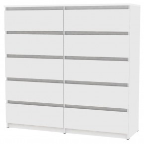Комод Malta light K155 (Белый) в Чебаркуле - chebarkul.mebel24.online | фото