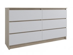 Комод МОРИ МК 1380.6 (Дуб Сонома/Белый) в Чебаркуле - chebarkul.mebel24.online | фото 1