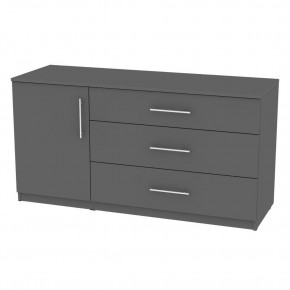 Комод "Калисто (K48)" ручка рейлинг (Графит) в Чебаркуле - chebarkul.mebel24.online | фото