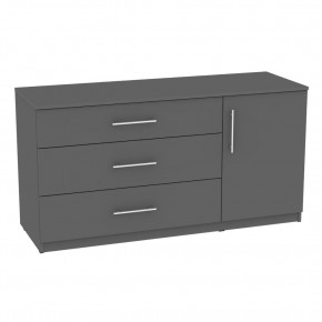 Комод "Калисто (K49)" ручка рейлинг (Графит) в Чебаркуле - chebarkul.mebel24.online | фото