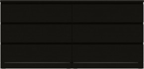 Комод Варма 6Д большой с шестью выдвижными ящиками, цвет ясень черный в Чебаркуле - chebarkul.mebel24.online | фото 2