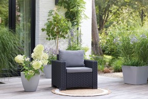Комплект кресел Калифорния (California chair) графит в Чебаркуле - chebarkul.mebel24.online | фото 1
