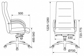 Кресло для руководителя T-9927SL/CHOKOLATE в Чебаркуле - chebarkul.mebel24.online | фото 6