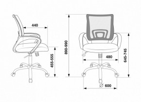 Кресло компьютерное CH-695N/SL/BLACK в Чебаркуле - chebarkul.mebel24.online | фото