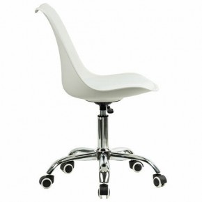 Кресло стул BRABIX "Eames MG-310 CH", хром, пластик белый, экокожа белая, 532923 в Чебаркуле - chebarkul.mebel24.online | фото 3
