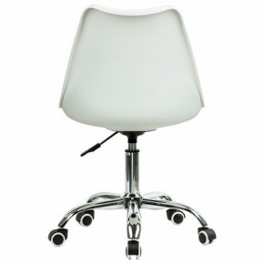 Кресло стул BRABIX "Eames MG-310 CH", хром, пластик белый, ткань серая, 532924 в Чебаркуле - chebarkul.mebel24.online | фото 4