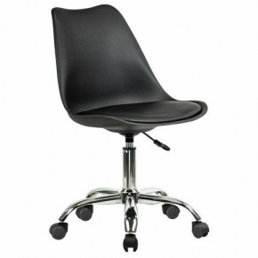 Кресло стул BRABIX "Eames MG-310 CH", хром, пластик черный, экокожа черная, 532925 в Чебаркуле - chebarkul.mebel24.online | фото 2