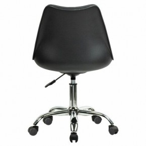 Кресло стул BRABIX "Eames MG-310 CH", хром, пластик черный, экокожа черная, 532925 в Чебаркуле - chebarkul.mebel24.online | фото 4