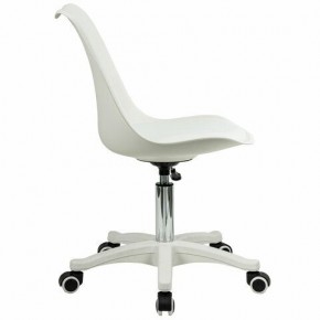 Кресло стул BRABIX "Eames MG-310 PL", пластик белый, экокожа белая, 532926 в Чебаркуле - chebarkul.mebel24.online | фото 3