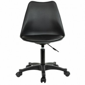 Кресло стул BRABIX "Eames MG-310 PL", пластик черный, экокожа черная, 532927 в Чебаркуле - chebarkul.mebel24.online | фото 1