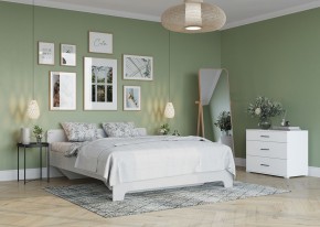 Кровать 1,6 VICTOR + основание (Белый) в Чебаркуле - chebarkul.mebel24.online | фото 4