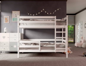 Кровать двухъярусная без крыши 80*190 Белый в Чебаркуле - chebarkul.mebel24.online | фото 2