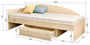 Кровать Изгиб в Чебаркуле - chebarkul.mebel24.online | фото 2