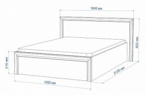 Кровать полутораспальная Нобиле Кр-140 в Чебаркуле - chebarkul.mebel24.online | фото 2