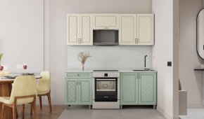 Кухня Версаль 2м Айвори/Васаби Готовое решение в Чебаркуле - chebarkul.mebel24.online | фото 2