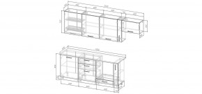 Кухонный гарнитур Антик 2550 (Стол. 26мм) в Чебаркуле - chebarkul.mebel24.online | фото 2