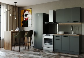Кухонный гарнитур Антрацит 1200 (Стол. 38мм) в Чебаркуле - chebarkul.mebel24.online | фото