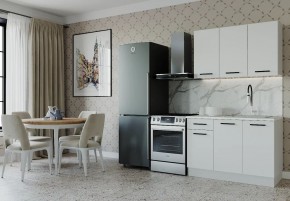 Кухонный гарнитур Белый Глянец 1200 (Стол. 38мм) в Чебаркуле - chebarkul.mebel24.online | фото 1