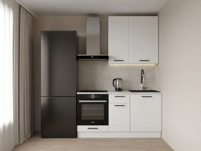 Кухонный гарнитур Белый Глянец 1600 h950 (Стол. 26мм) в Чебаркуле - chebarkul.mebel24.online | фото 1