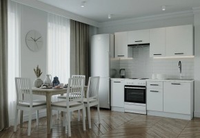 Кухонный гарнитур Белый Глянец 2000 (Стол. 26мм) в Чебаркуле - chebarkul.mebel24.online | фото 1