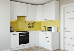 Кухонный гарнитур Белый Глянец 2200*1600 h950 (Стол. 26мм) в Чебаркуле - chebarkul.mebel24.online | фото