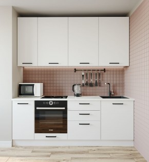 Кухонный гарнитур Жемчуг 2200 (Стол. 26мм) в Чебаркуле - chebarkul.mebel24.online | фото 2