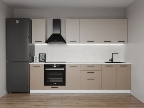Кухонный гарнитур Каппучино 2800 (Стол. 38мм) в Чебаркуле - chebarkul.mebel24.online | фото