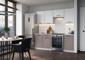 Кухонный гарнитур Кельн 2100 (софт пломбир) в Чебаркуле - chebarkul.mebel24.online | фото