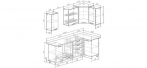 Кухонный гарнитур Меренга 2200*1000 (Стол. 26мм) в Чебаркуле - chebarkul.mebel24.online | фото 2