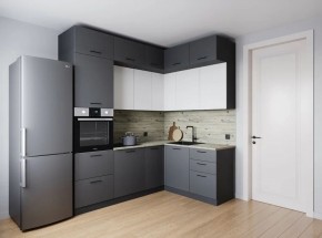 Кухонный гарнитур Меренга 2200*1700 (Стол. 38мм) в Чебаркуле - chebarkul.mebel24.online | фото