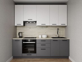 Кухонный гарнитур Меренга 2400 h950 (Стол. 26мм) в Чебаркуле - chebarkul.mebel24.online | фото