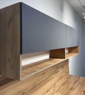 Кухонный гарнитур «Монако» 2.0 м Серия 2 МДФ с фрезеровкой (Дуб Золотой/Графит) в Чебаркуле - chebarkul.mebel24.online | фото 5