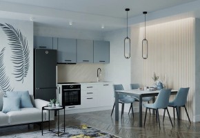 Кухонный гарнитур Ниагара 2550 (Стол. 26мм) в Чебаркуле - chebarkul.mebel24.online | фото 1
