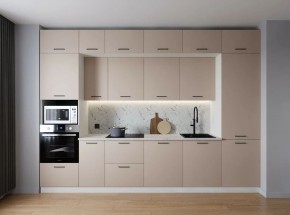 Кухонный гарнитур Шампань 3400 (Стол. 38мм) в Чебаркуле - chebarkul.mebel24.online | фото 1