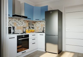 Кухонный гарнитур угловой Капри 2200х1000 (Стол. 38мм) в Чебаркуле - chebarkul.mebel24.online | фото 1