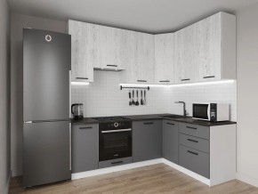 Кухонный гарнитур угловой Санторини 2200*1600 h950 (Стол. 38мм) в Чебаркуле - chebarkul.mebel24.online | фото