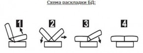 ЛАУРА ЛЮКС Диван Лаура Люкс БД+2подушки в Чебаркуле - chebarkul.mebel24.online | фото 7