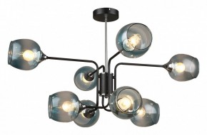 Люстра на штанге Imex 3564 MD.3564-8-S BK+CH в Чебаркуле - chebarkul.mebel24.online | фото