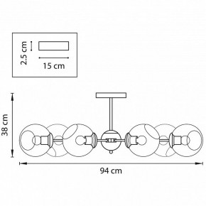 Люстра на штанге Lightstar Beta 785067 в Чебаркуле - chebarkul.mebel24.online | фото 8