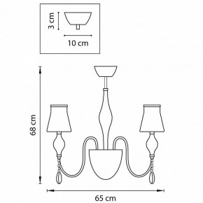 Люстра на штанге Lightstar Escica 806050 в Чебаркуле - chebarkul.mebel24.online | фото 6