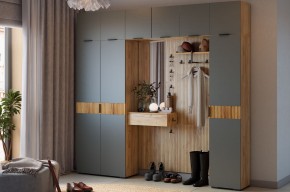 МЕБЕЛЬСОН К12 Прихожая (графит) в Чебаркуле - chebarkul.mebel24.online | фото