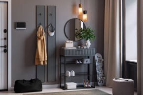 МЕБЕЛЬСОН К19 Прихожая (графит) в Чебаркуле - chebarkul.mebel24.online | фото