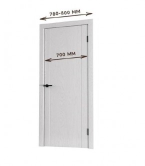 Межкомнатная дверь Bolivar Роялвуд белый (комплект) 700 в Чебаркуле - chebarkul.mebel24.online | фото