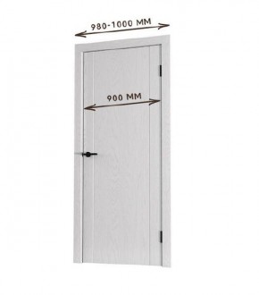 Межкомнатная дверь Bolivar Роялвуд белый (комплект) 900 в Чебаркуле - chebarkul.mebel24.online | фото