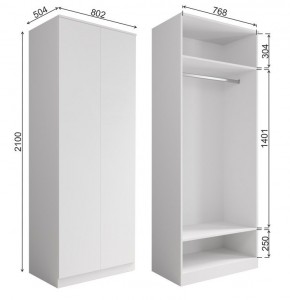МОРИ МШ 800.1 Шкаф (графит) в Чебаркуле - chebarkul.mebel24.online | фото 2